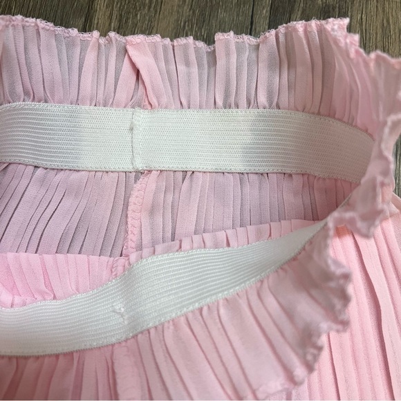 Girls Pleated Wide Leg Pink Pant Size 3 -4 - Picture 5 of 9